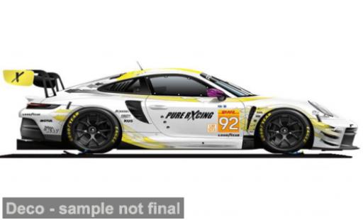 Modelauto Porsche 911 GT3 R Bburago Team Manthey #92 1/43 Burago