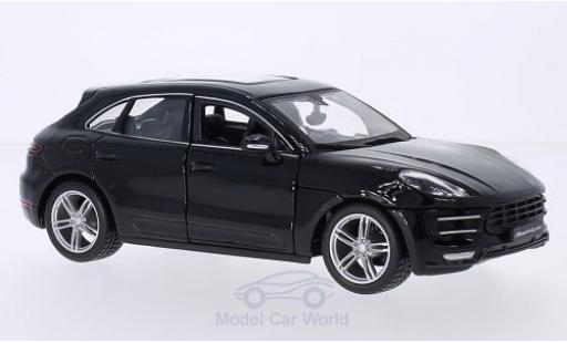 Modelauto Porsche Macan Turbo zwart 1/24 Burago