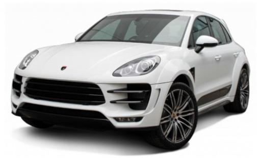 Modelauto Porsche Macan Base wit 1/24 Burago
