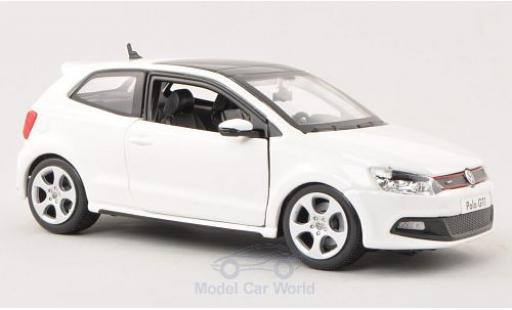 Modelauto Volkswagen Polo GTI V wit 1/24 Burago