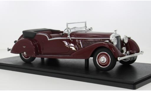 Modelauto Bentley 4.5 cabriolet 4.25 L Vanden Plas Tourer rood 1938 1/18 Cult Scale Models