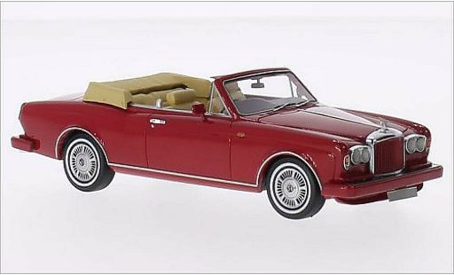 Bentley Continental cabriolet 1/43 Neo DHC rood RHD 1985 modelauto