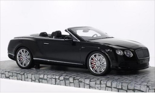Bentley Continental GT Speed Convertible 1/18 Minichamps Cabriolet zwart 2014 modelauto
