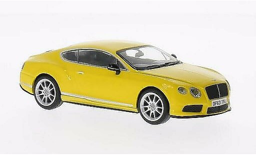 Bentley Continental GT V8 S 1/43 Corgi geel RHD modelauto