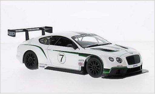 Bentley Continental course 1/24 Burago GT3 RHD No.7 modelauto
