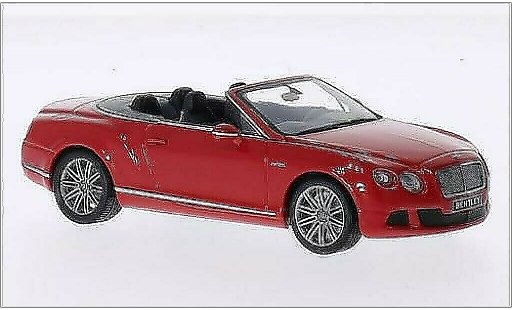 Bentley Continental GTC Speed 1/43 Minichamps rood 2012 modelauto
