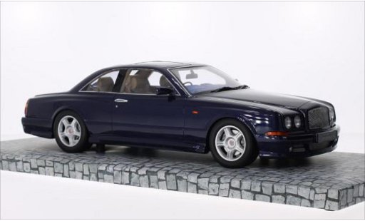 Bentley Continental sc 1/18 Minichamps metallic blauw RHD 1998 modelauto