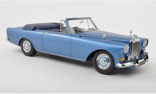 Bentley Continental s3 1/18 Neo SIII Mulliner Park Ward DHC blauw RHD modelauto