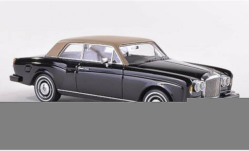 Bentley Corniche coupe 1/43 Neo FHC zwart/beige RHD 1977 modelauto