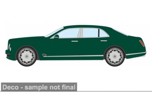 Modelauto Bentley Mulsanne berline groen 1/76 Oxford