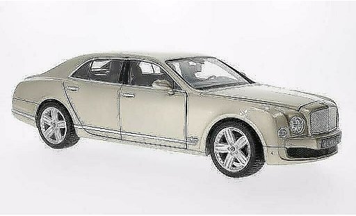 Bentley Mulsanne berline 1/18 Rastar beige LHD modelauto