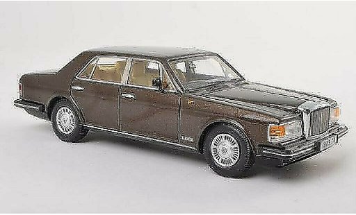 Bentley Mulsanne berline 1/43 Neo bruin RHD 1980 modelauto
