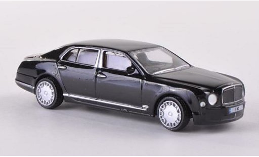 Bentley Mulsanne berline 1/76 Oxford zwart modelauto