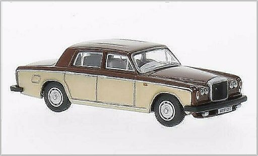 Bentley T2 berline 1/76 Oxford Saloon bruin/metallic beige RHD modelauto
