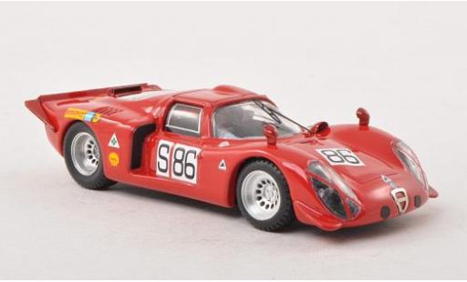 Modelauto Alfa Romeo 33.2 coupe No.86 N&Atilde;&frac14;rburgring 1969 1/43 Best