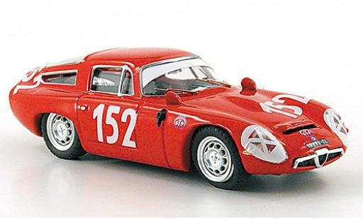 Modelauto Alfa Romeo Giulia tz 1 No.152 Targa Florio 1970 1/43 Best