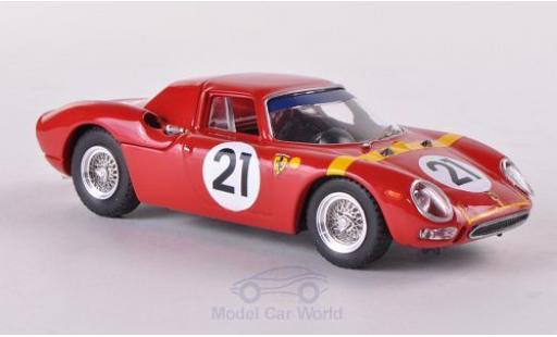 Modelauto Ferrari 250 LM No.21 Zolder 1964 L.Bianchi 1/43 Best