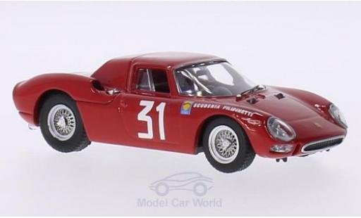 Modelauto Ferrari 250 LM RHD No.31 Scuderia Filipinetti Coppa InterEuropa GP Monza 1964 N.Vaccarella 1/43 Best