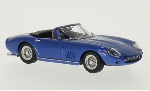 Modelauto Ferrari 275 GTB/4 NART metallic blauw Steve McQueen 1/43 Best