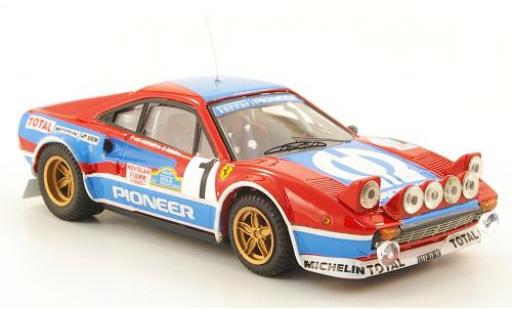 Modelauto Ferrari 308 GTB Gr.4 No.4 Pioneer Targa Florio 1982 J.C.Andreut/Biche 1/43 Best
