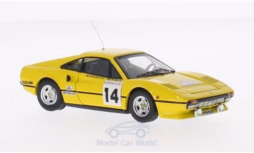 Modelauto Ferrari 308 GTB No.14 Tour de France 1985 T.Worswick/S.Newman 1/43 Best