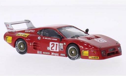 Modelauto Ferrari 512 BB LM No.21 Lime Rock Park 1984 S.Cohen/W.Gelles 1/43 Best