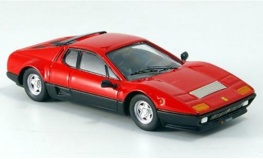Modelauto Ferrari 512 Coupe BB rood/zwart 1976 1/43 Best