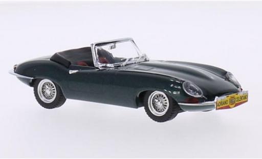 Modelauto Jaguar E-Type Base metallic groen 1962 Adriano Celentano Cantagiro 1/43 Best
