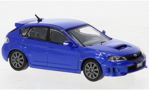 Modelauto Subaru Impreza WRX metallic blauw 2009 1/64 BM Creations
