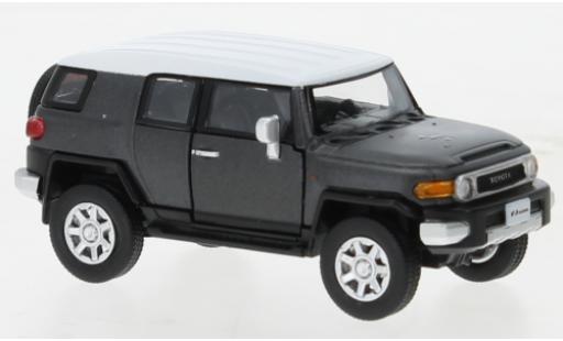 Modelauto Toyota FJ Cruiser Base matgrijs/wit 2015 1/64 BM Creations