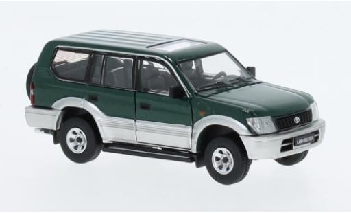Modelauto Toyota Land Cruiser Base LC95 groen fonc&Atilde;&copy;/d 1/64 BM Creations