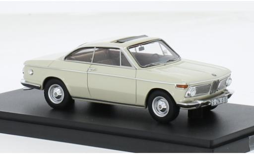 Modelauto Bmw 1600 baur -2 Coupe beige 1/43 Matrix