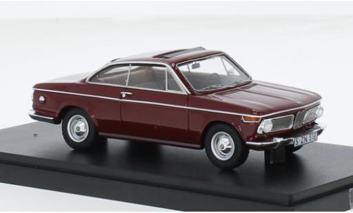 Modelauto Bmw 1600 baur -2 Coupe rood 1/43 Matrix