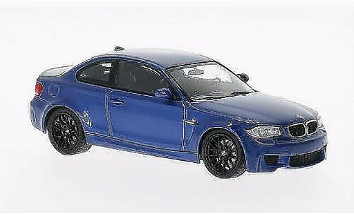 Bmw 1M coupe 1/43 Minichamps M /E82) blauw 2011 modelauto