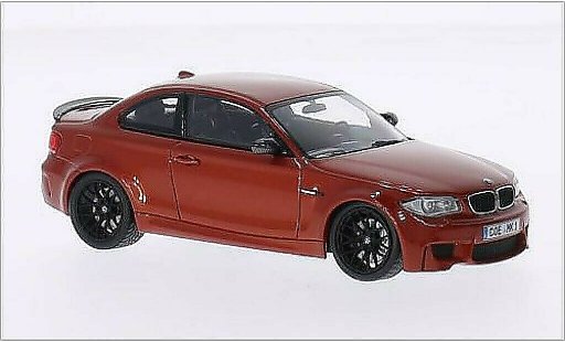 Bmw 1M coupe 1/43 Minichamps E82 metallic oranje 2011 modelauto