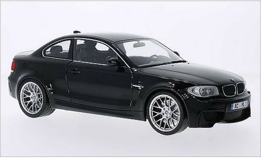 Bmw 1M coupe 1/18 Minichamps metallic zwart 2011 E82 modelauto