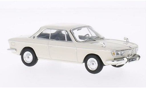 Bmw 2000 CS 1/43 IXO wit 1970 modelauto