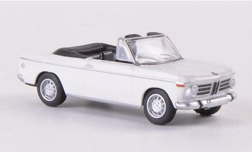 Bmw 2002 cabriolet 1/87 Bub Cabrio wit modelauto
