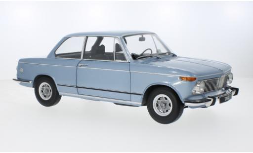 Modelauto Bmw 2002 berline blauw 1971 1/12 KK Scale