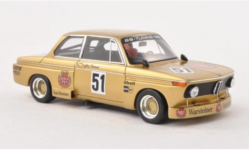 Bmw 2002 tii 1/43 Spark No.51 Warsteiner DRM Nurburgring 1976 modelauto