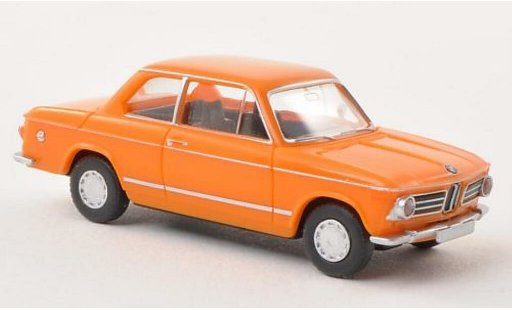 Bmw 2002 berline 1/87 Wiking oranje modelauto