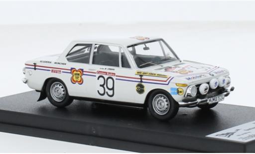Modelauto Bmw 2002 ti Alpenfahrt 1973 #39 G.W.Stroppe/W.Smolej 1/43 Trofeu