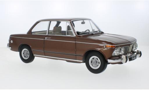Modelauto Bmw 2002 ti Diana bruin 1970 1/12 KK Scale