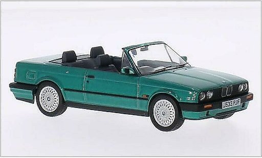 Bmw 318 cabriolet 1/43 Vanguards E30 i (E30) metallic groen RHD modelauto