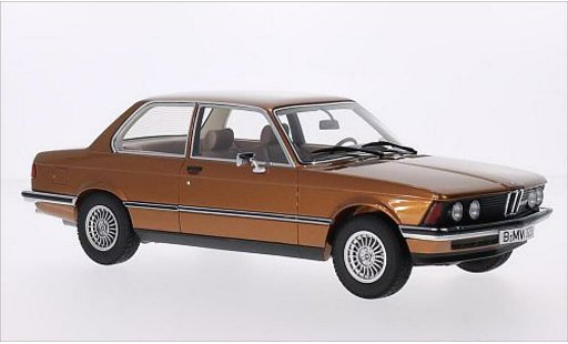 Bmw 323 coupe 1/18 Minichamps (E21) metallic bruin 1978 modelauto