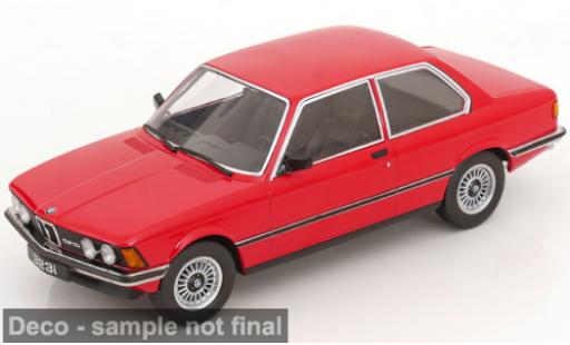 Modelauto Bmw 323 coupe i (E21) rood 1978 1/18 KK Scale