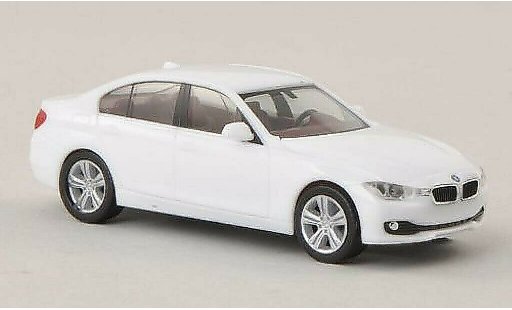 Bmw 330 berline 1/87 Herpa F30 Sedan wit modelauto