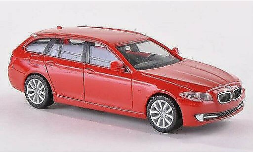 Bmw 530 touring 1/87 Herpa F11 i rood modelauto