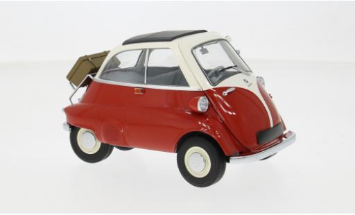 Modelauto Bmw Isetta citadine wit/rood 1955 1/18 Minichamps