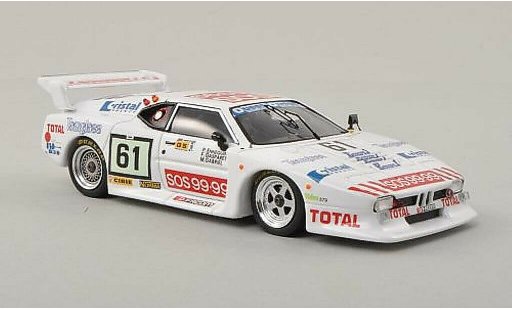Bmw M1 1982 1/43 Spark No.61 24h Le Mans /F.Gasparetti modelauto